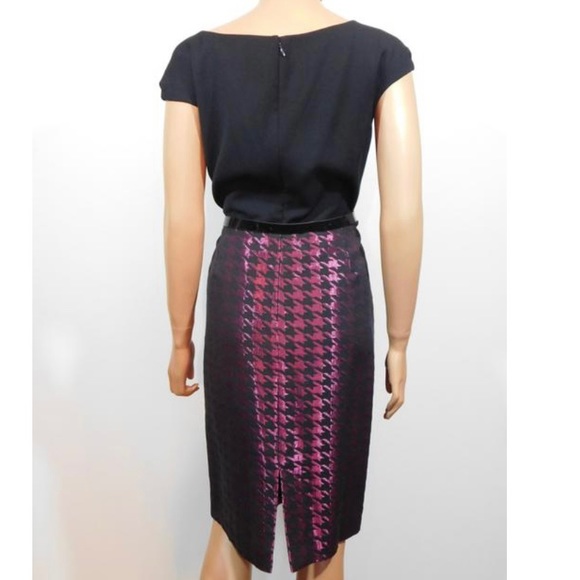 NWT! Alex Marie Black Raspberry Sheath Work/Office Dress - Picture 2 of 11